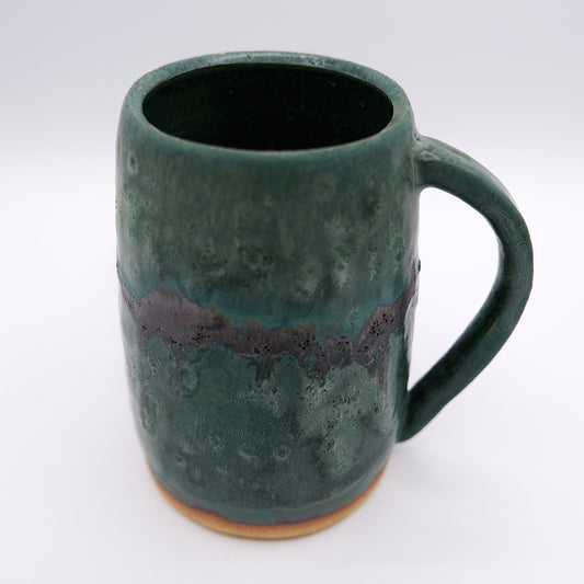 Slender Striped Turquoise Mug 66